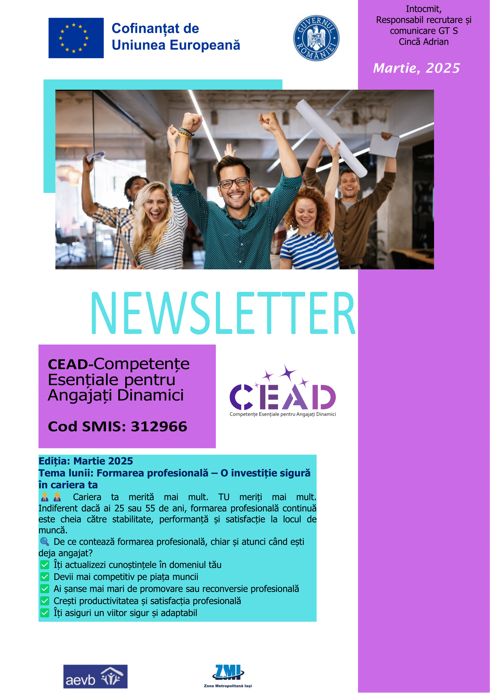Newsletter Martie 2025 - Page 1